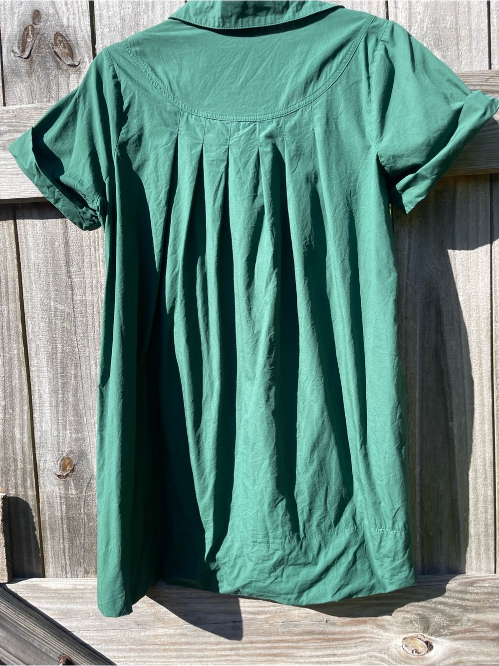 Sugarlips Short-Sleeve Button-Down Shirt in Green - Picture 9 of 10
